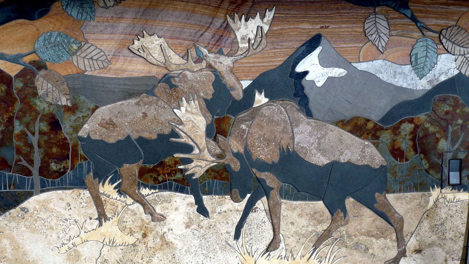 Fireplace Anchorage Elegant Moose Backsplash