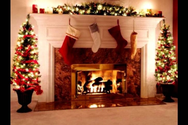 Fireplace Background Beautiful New Christmas Fireplace Background
