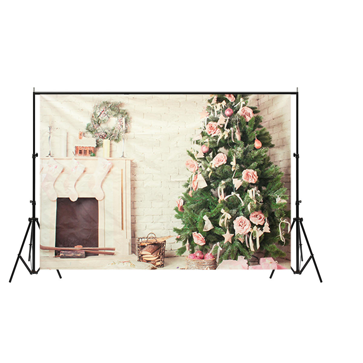 Fireplace Background Unique 7x5ft Christmas Tree Fireplace Graphy Backdrop Studio Prop Background