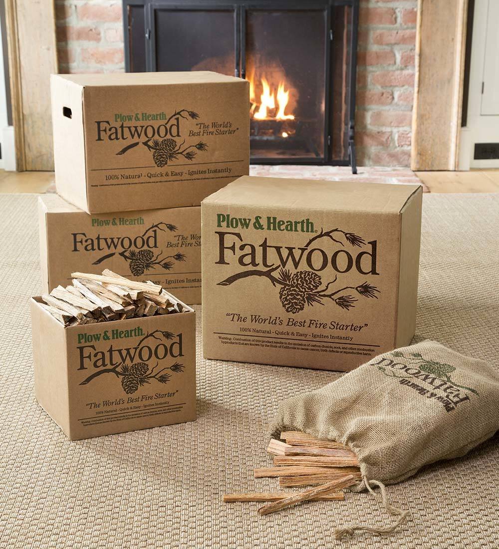 Fireplace Bellows Home Depot Unique Plow & Hearth Boxed Fatwood Fire Starter All Natural organic Resin Rich Eco Friendly Kindling Sticks for Wood Stoves Fireplaces Campfires Fire Pits