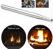 Fireplace Bellows Lovely Pocket Bellow Telescopic Blowpipe Blow Fire Tube Outdoor Camping Survival Picnic Retractable Blowpipe Mini Fire Starter tool Roof Prism Binoculars