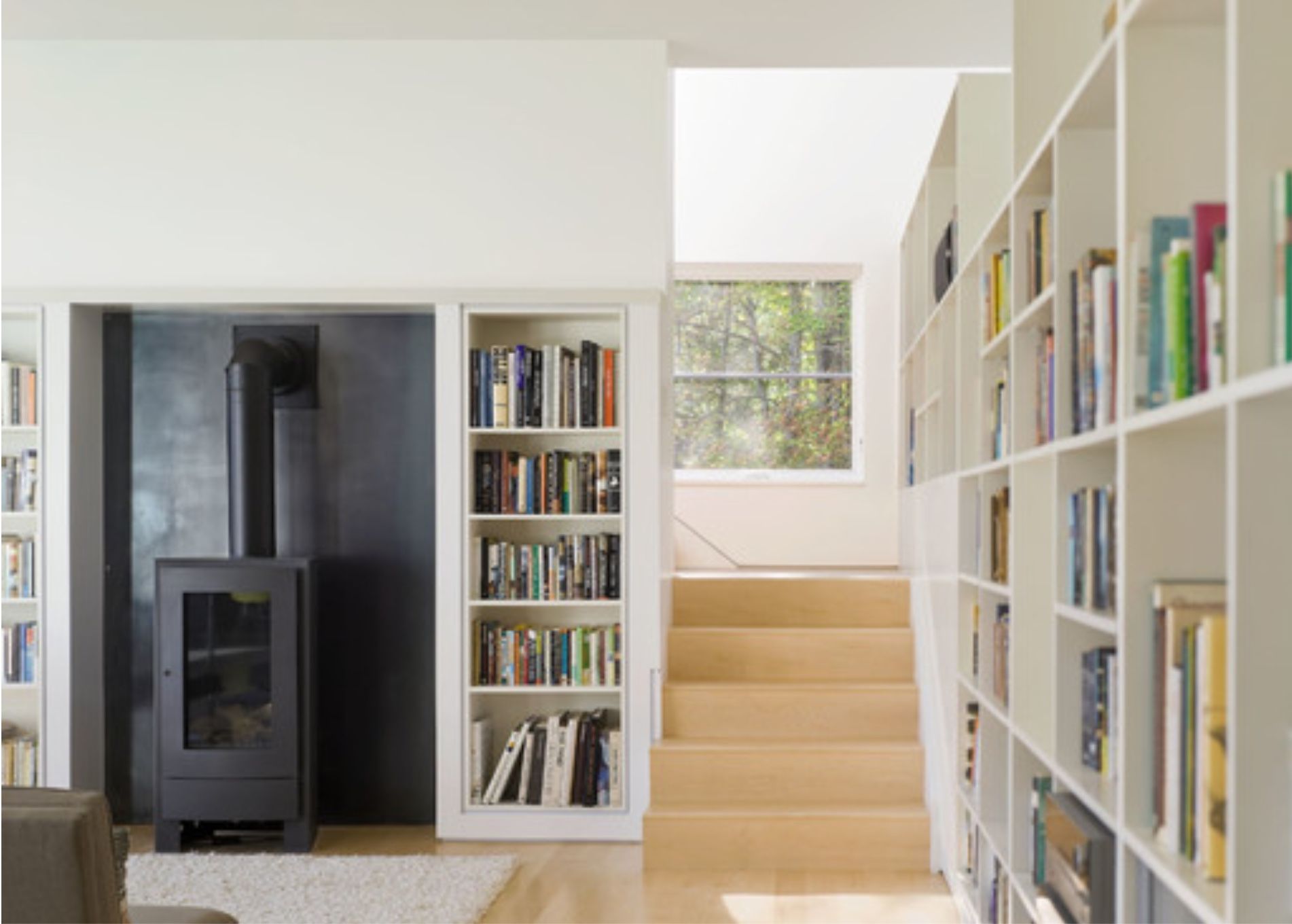 Fireplace Bookcase Awesome Wood Stove with Built In Shelves Home Wood Stove