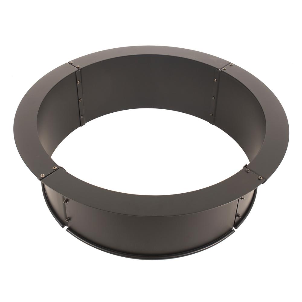 Fireplace Brick Cleaner Home Depot Fresh Pleasant Hearth 34 In X 10 In Round solid Steel Wood Fire Ring In Black