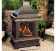 Fireplace Brick Cleaner Home Depot Unique Sunjoy Amherst 35 In Wood Burning Outdoor Fireplace