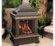 Fireplace Brick Cleaner Home Depot Unique Sunjoy Amherst 35 In Wood Burning Outdoor Fireplace