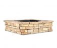 Fireplace Brick Home Depot Inspirational Natural Concrete Products Co 28 In X 14 In Steel Wood Random Stone Brown Square Fire Pit Kit