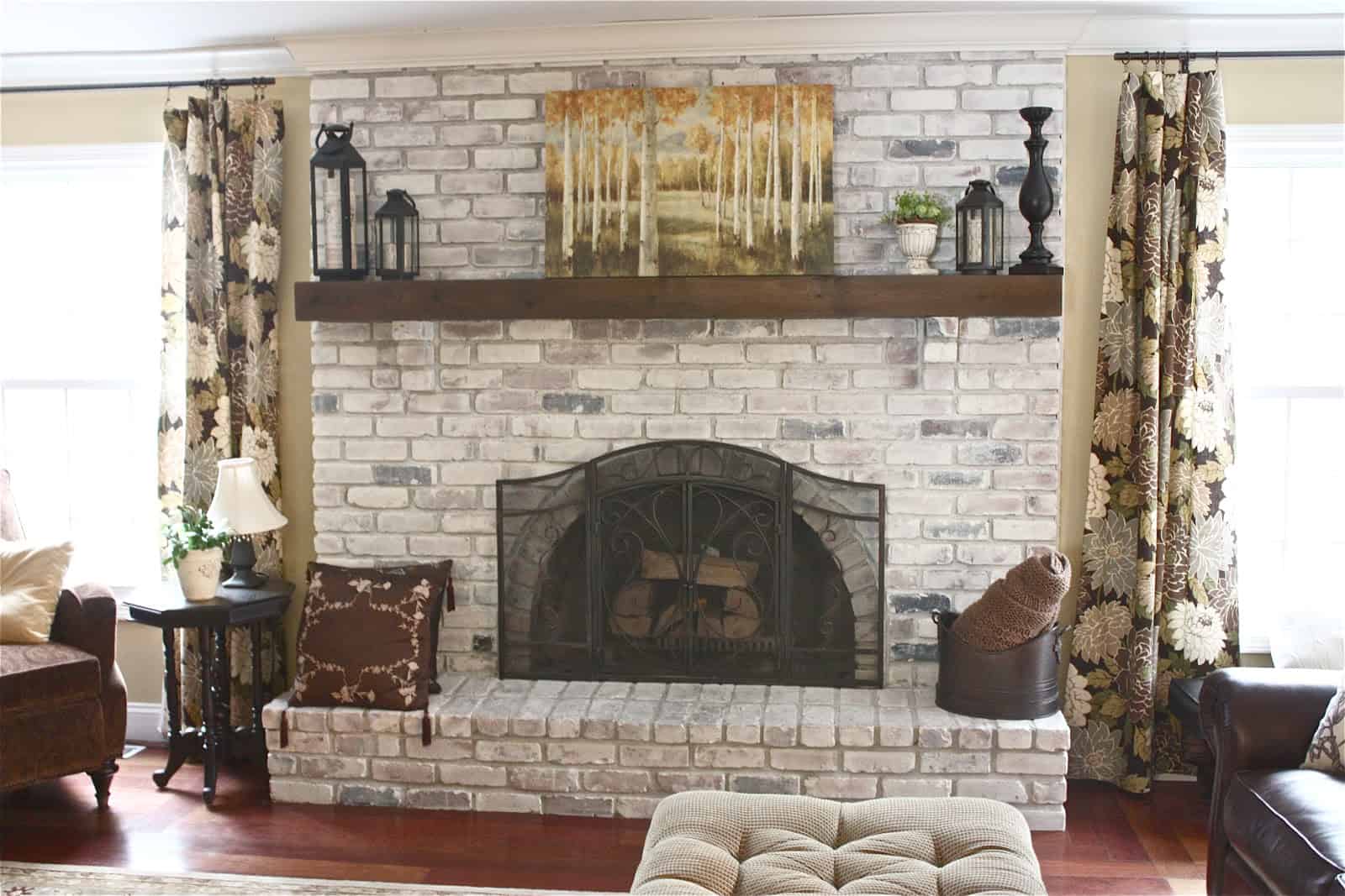 Fireplace Brick Liner Inspirational Refresh Brick Fireplace Charming Fireplace