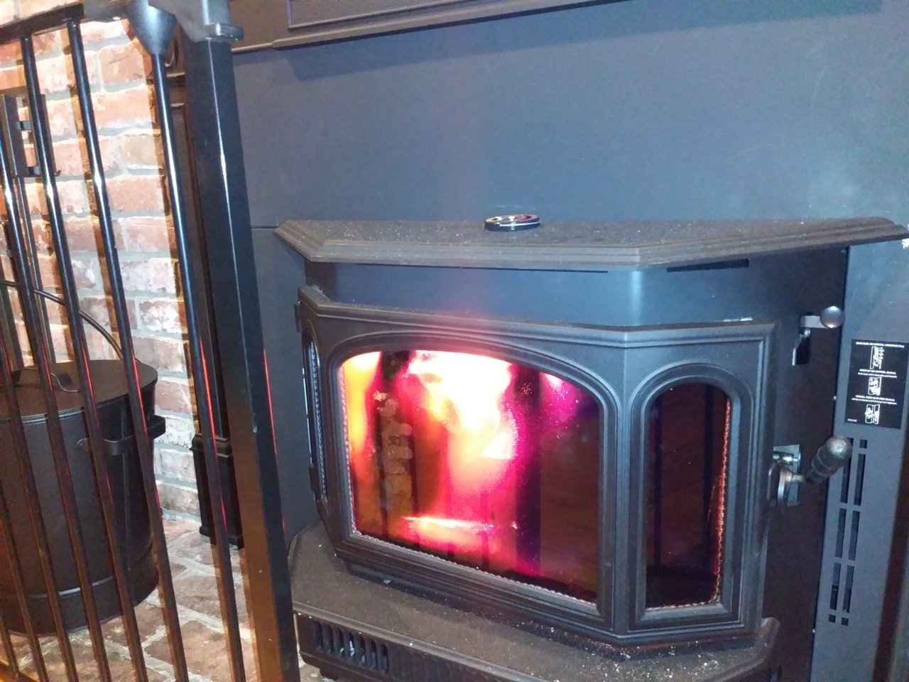 Chimney top rebuild Liner Insert install Data logging full