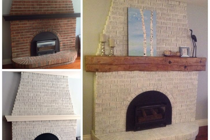 Fireplace Brick Replacement Awesome Diy Whitewash A Brick Fireplace Fireplace Makeover