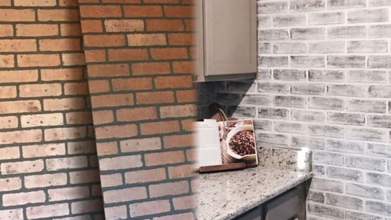Decorative Bricks Lowes decorative bricks lowes unique before and after lowes brick panel painted white brick backsplash of decorative bricks lowes