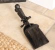 Fireplace Broom Unique Personalised Black Fireside Hearth Set