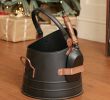 Fireplace Bucket Fresh Copper Fireside Fuel Bucket with Shovel