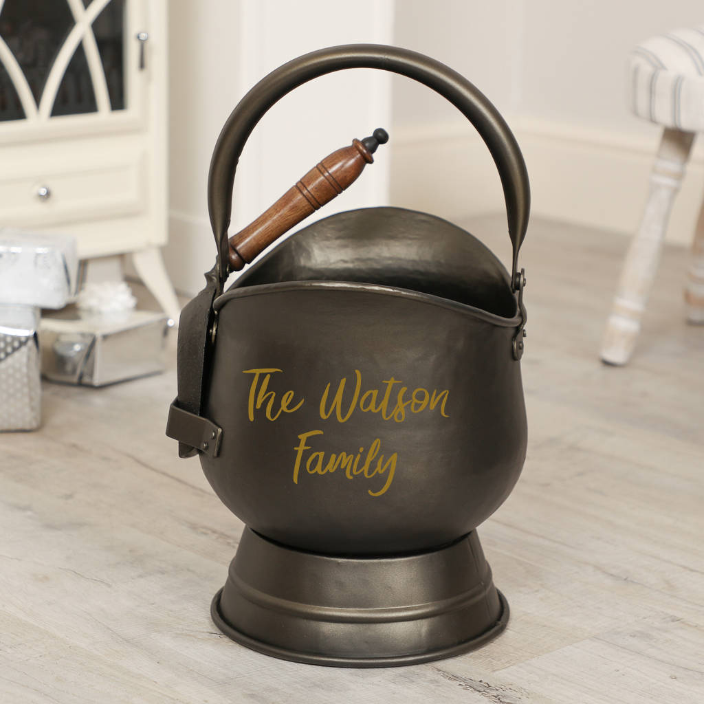 Fireplace Bucket Inspirational Personalised Mayfair Traditional Coal Bucket