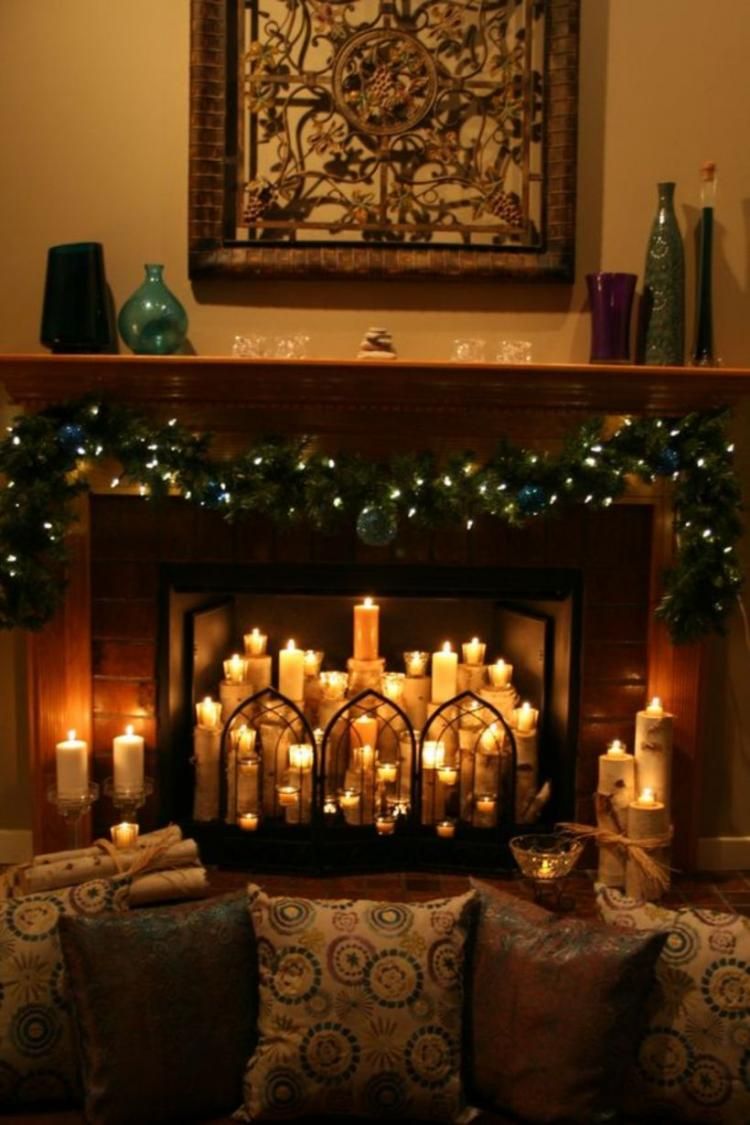 Fireplace Candelabra Elegant Diy Halloween Living Room Decoration