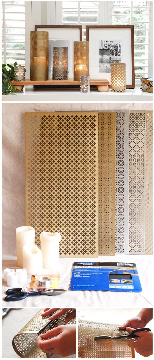 Fireplace Candle Insert New Diy Gift Ideas Aluminum Sheet Candle Holders Extras