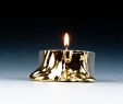 Fireplace Candle Set Inspirational Black Candle Holders with Dripping Gold