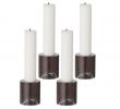 Fireplace Candle Set Luxury Marble Candle Holder Set Of 4