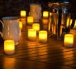 Fireplace Candles with Remote New Battery Operated Outdoor Led Waterproof Candle with Timer