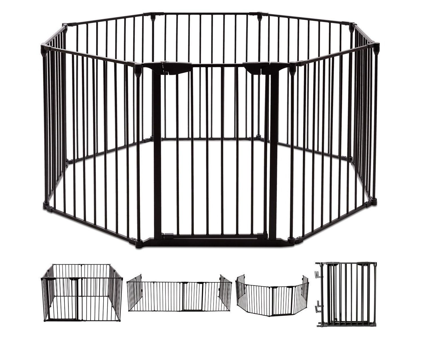 Fireplace Child Gate Lovely 4 In 1 Pet Fence Metal Foldable Gate Baby Fireplace Fence