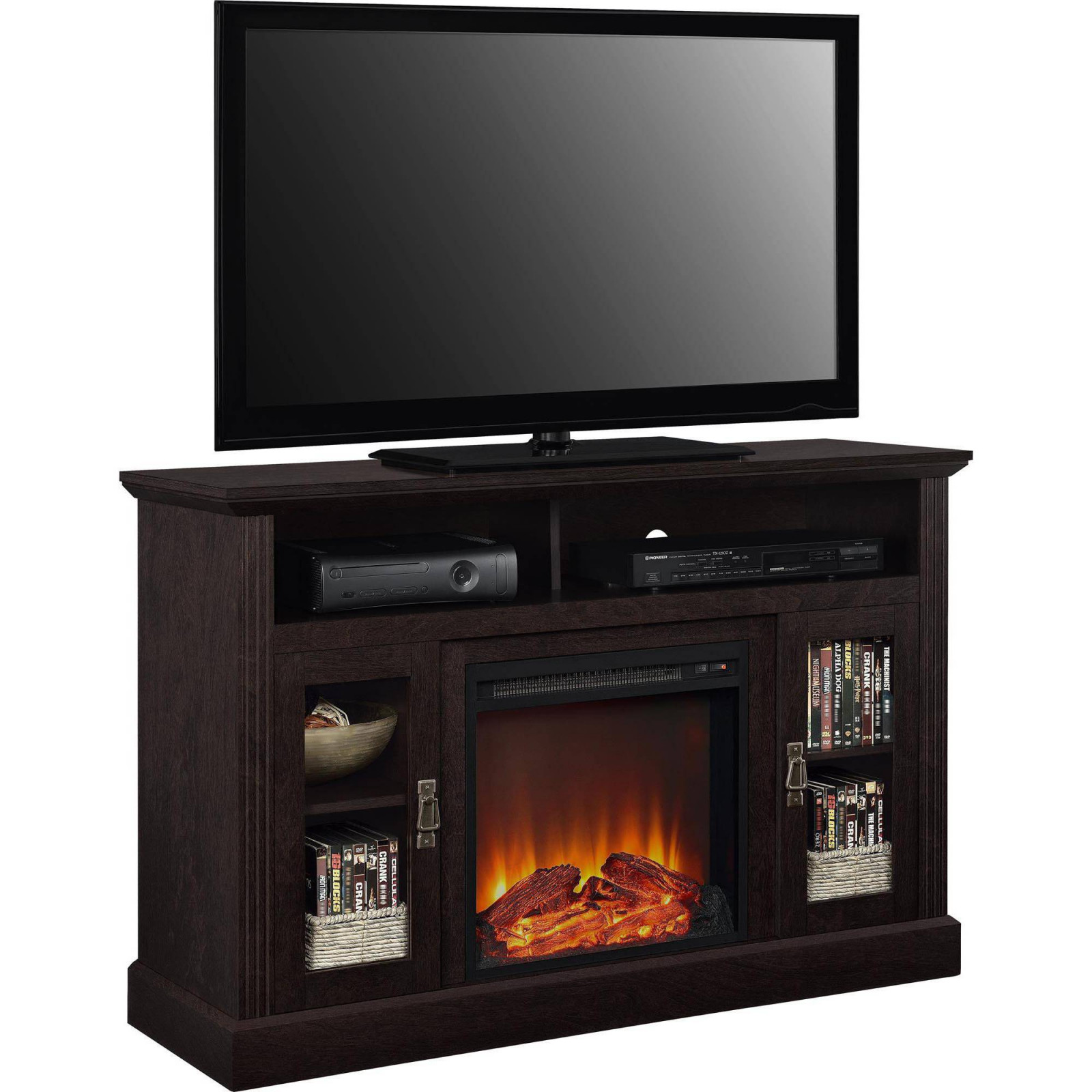 electric fireplace tv stand inspirant ameriwood home chicago electric fireplace tv console for tvs up to a of electric fireplace tv stand