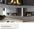 Fireplace Controls Beautiful Versatile Two Sided Corner Fire the Lugo 2 is Available In