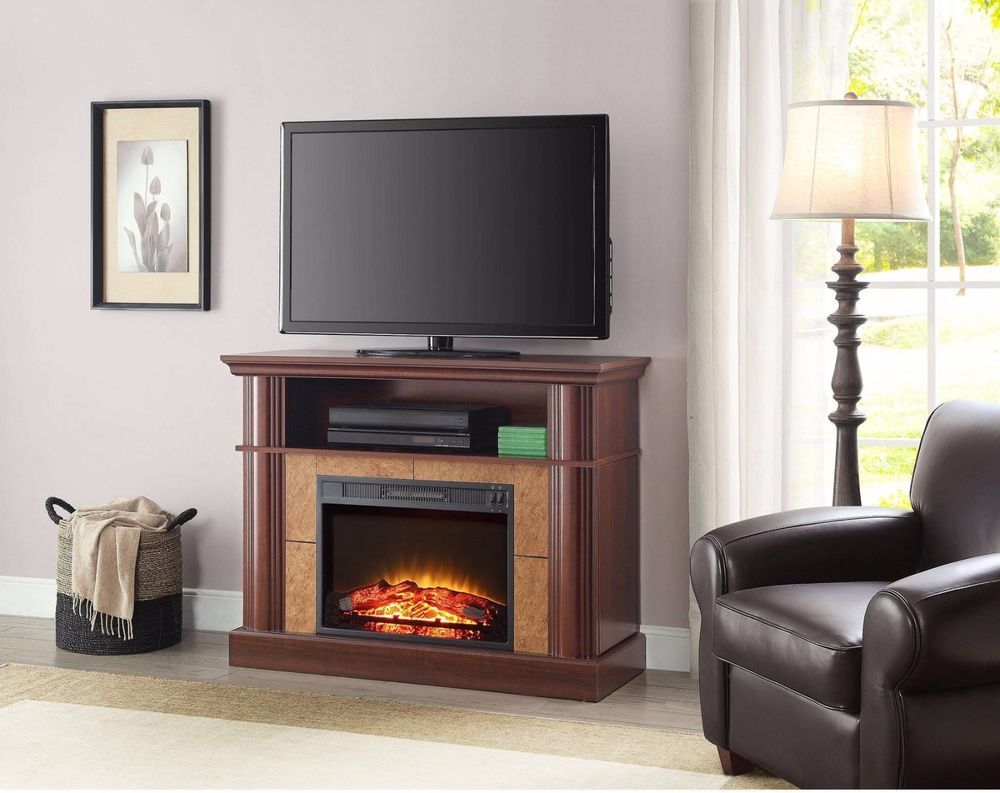 Electric Fireplace TV Stand Media Mantel Home Entertainment 6c43fcf0b6cad4aaad e13b18d1