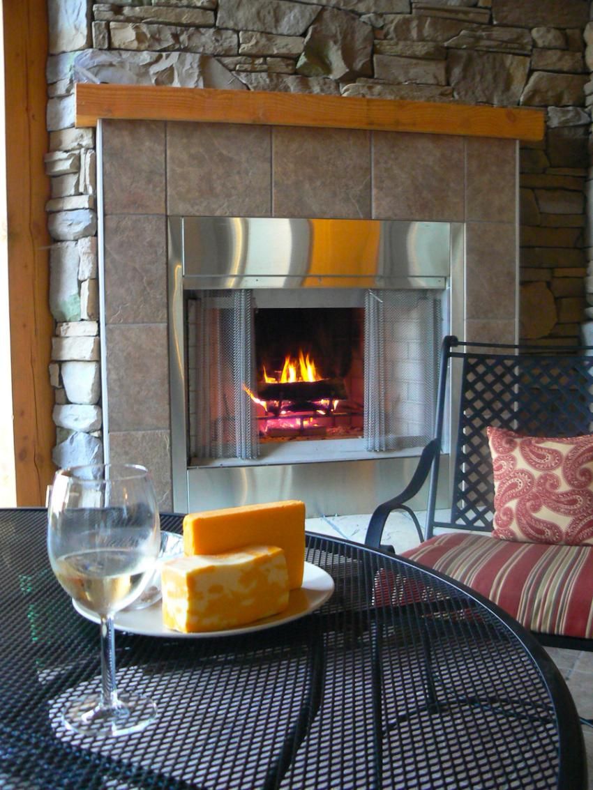 Enjoy your own wood burning fireplace on your terrace on 7d700da2197c355d13c b63d93