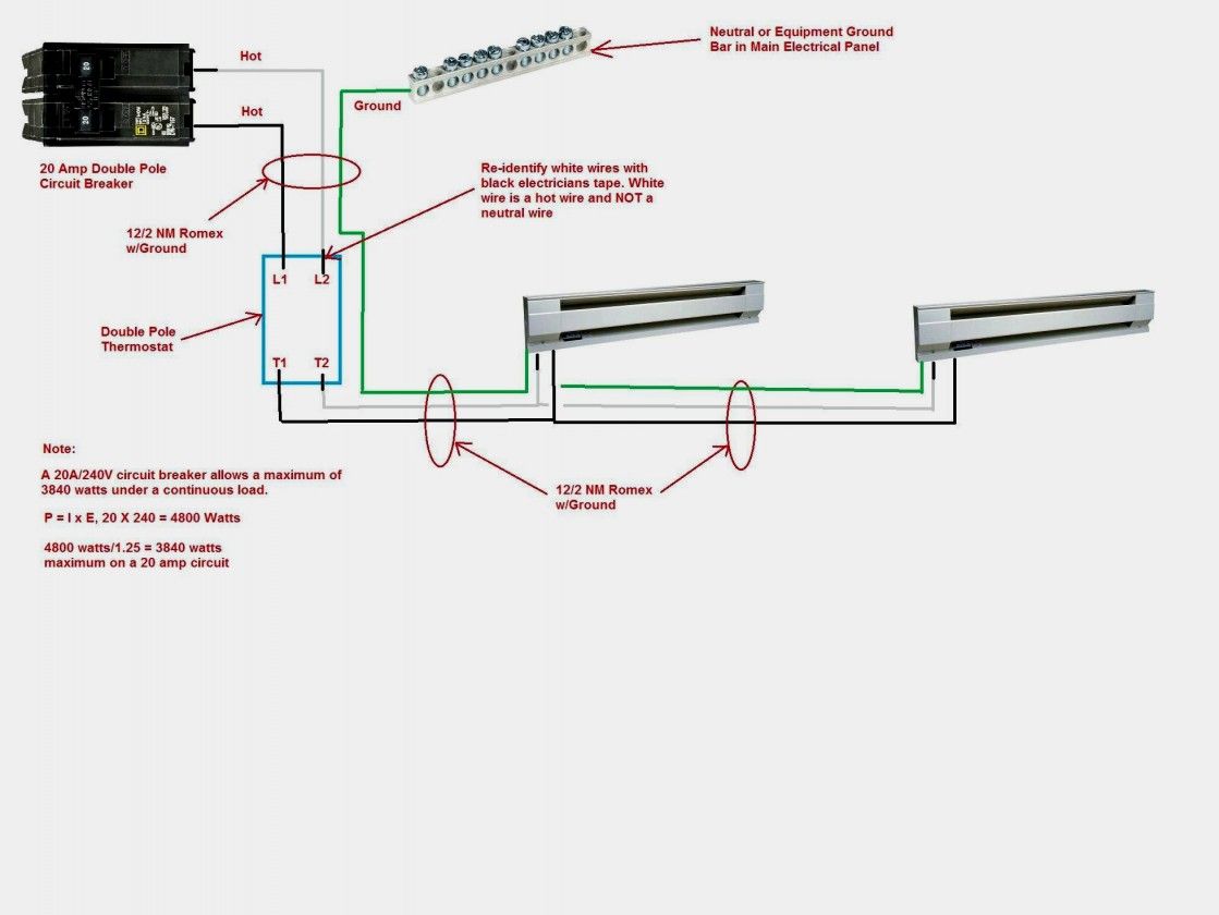 Fireplace Diagram Unique Wiring Diagram for 220 Volt Baseboard Heater