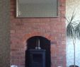 Fireplace Doctor Elegant Finished Exposed Brick Chimney Fireplace Lounge