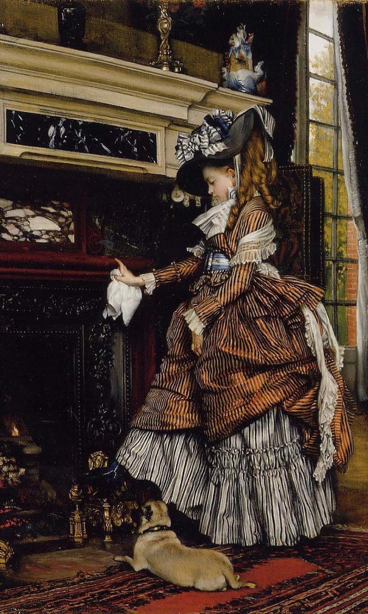 Fireplace Dogs Inspirational the Fireplace by James Tissot