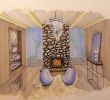 Fireplace Drawing New Interior Design Hand Rendering Markers Colored Pencils