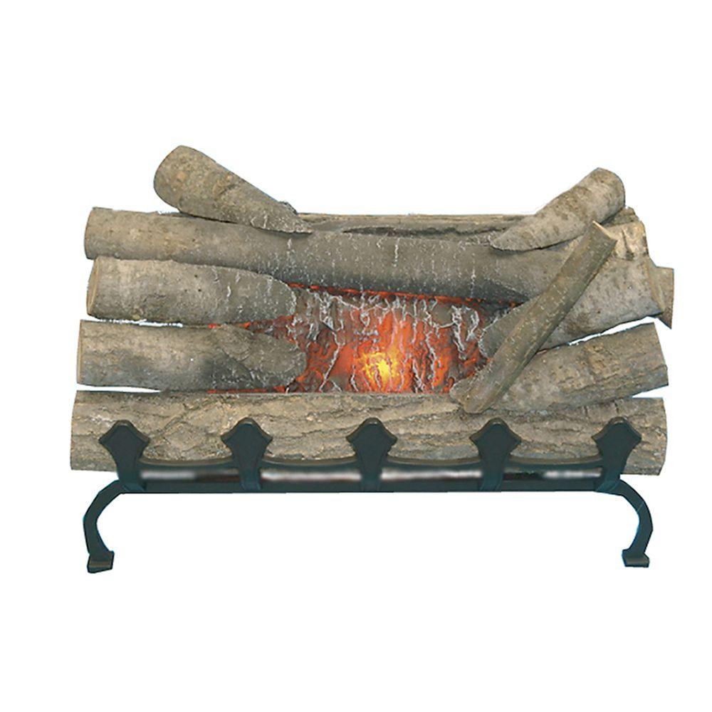 Fireplace Entertainment Center Menards Awesome 20 In Electric Crackling Log Set