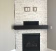 Fireplace Facing Ideas Lovely Thin Stone Cut Face Stone Dark Beam Mantle Corner