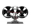 Fireplace Fans and Blowers Quiet Elegant 8 Blade Stove Fan Twin Motor Heat Powered Stove Fan Eco