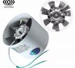 Fireplace Fans and Blowers Quiet Inspirational 4 Inline Ducting Fan Booster Exhaust Blower Air Cooling Filter Vent Metal Fans