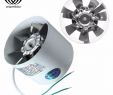 Fireplace Fans and Blowers Quiet Inspirational 4 Inline Ducting Fan Booster Exhaust Blower Air Cooling Filter Vent Metal Fans