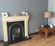 Fireplace Feature Wall Elegant Dulux Chic Shadow with Natural Slate On Accent Wall