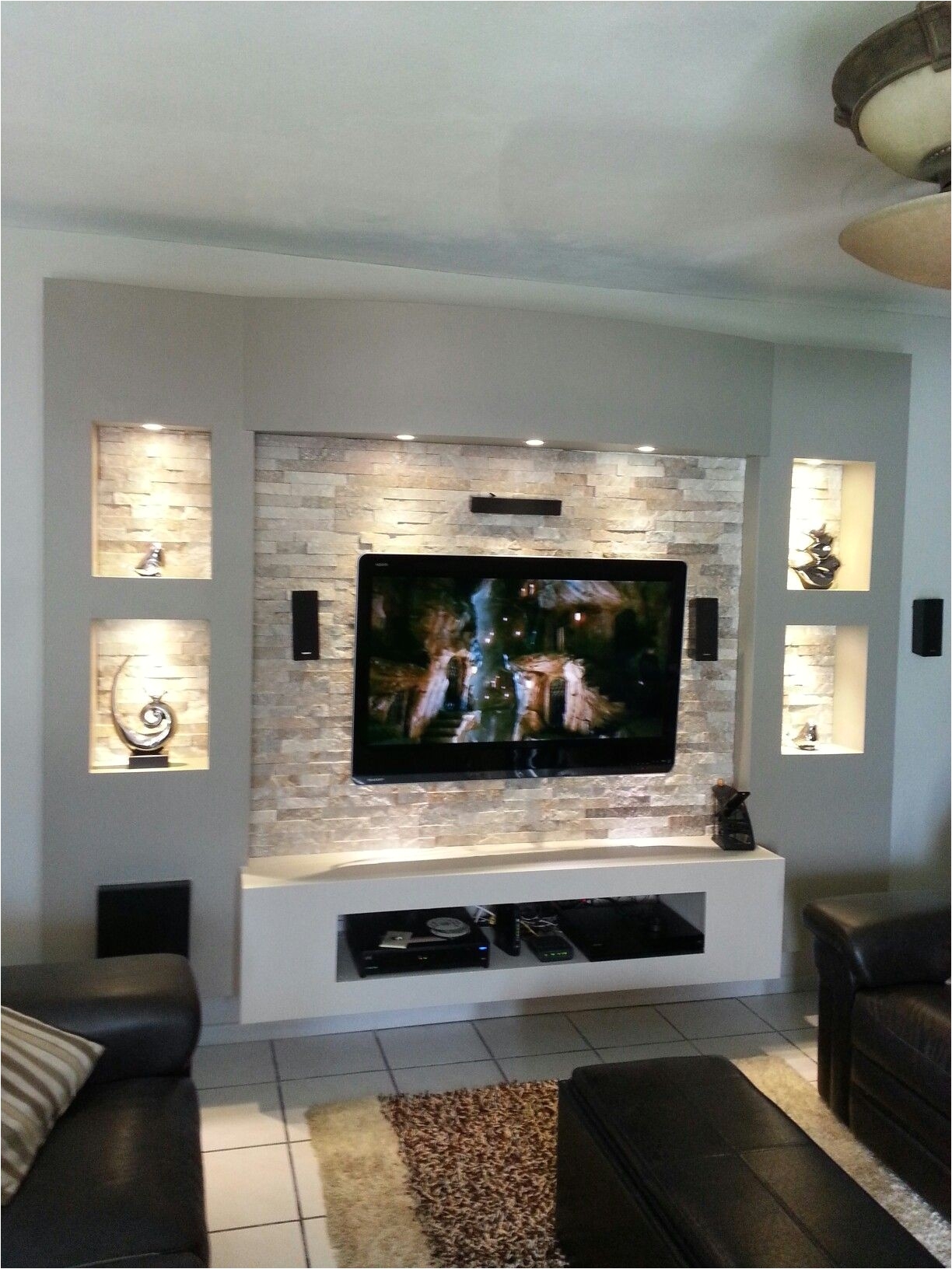 Fireplace Feature Wall Elegant Feature Wall Ideas Living Room with Fireplace