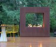 Fireplace Fence Unique Kodo Modern Outdoor Fireplace Corten Steel