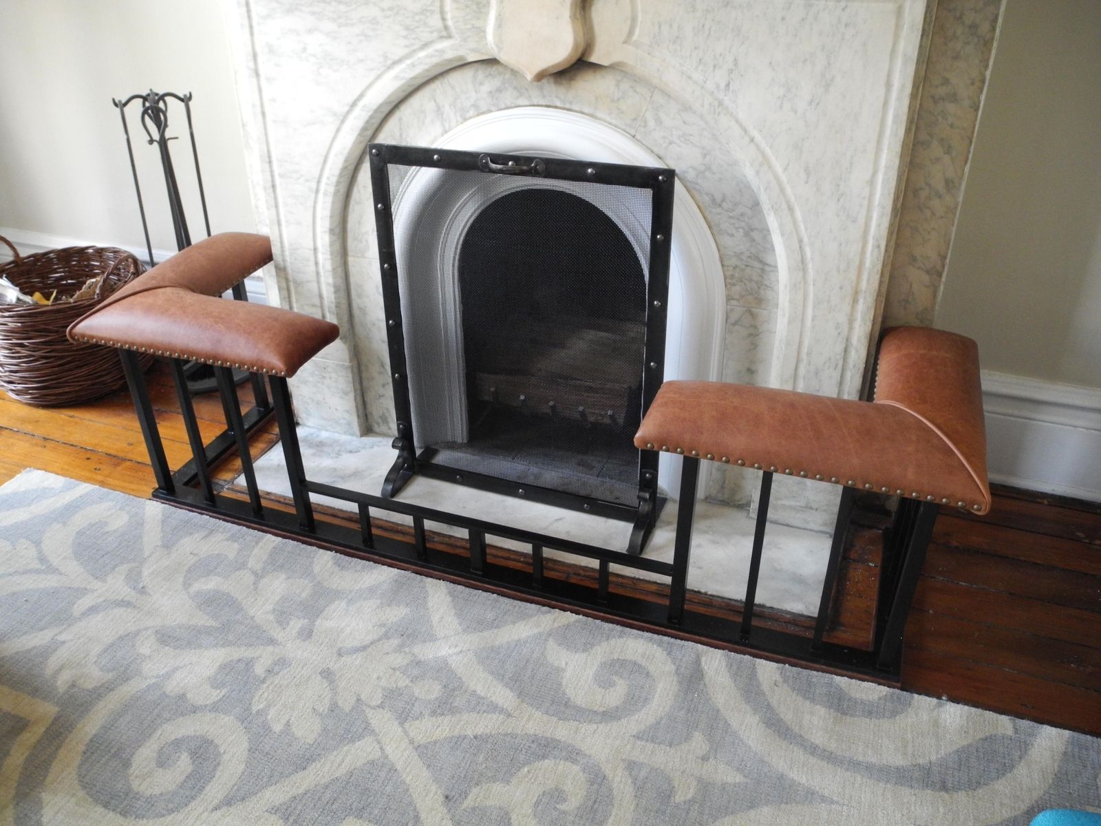 Custom Made Fireplace Screens And Club Fender Benches 48d00d42c c b7ecc