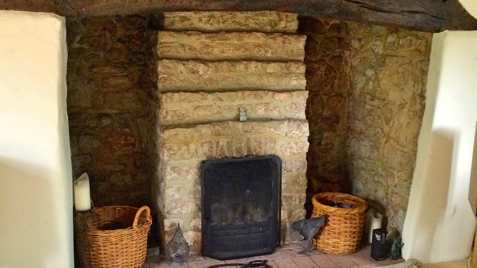 Fireplace Flue Open Beautiful Long Crendon Reinstating An Inglenook