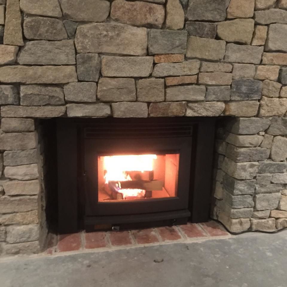 Fireplace Flue Open Beautiful Wood Stove Insert Veneer