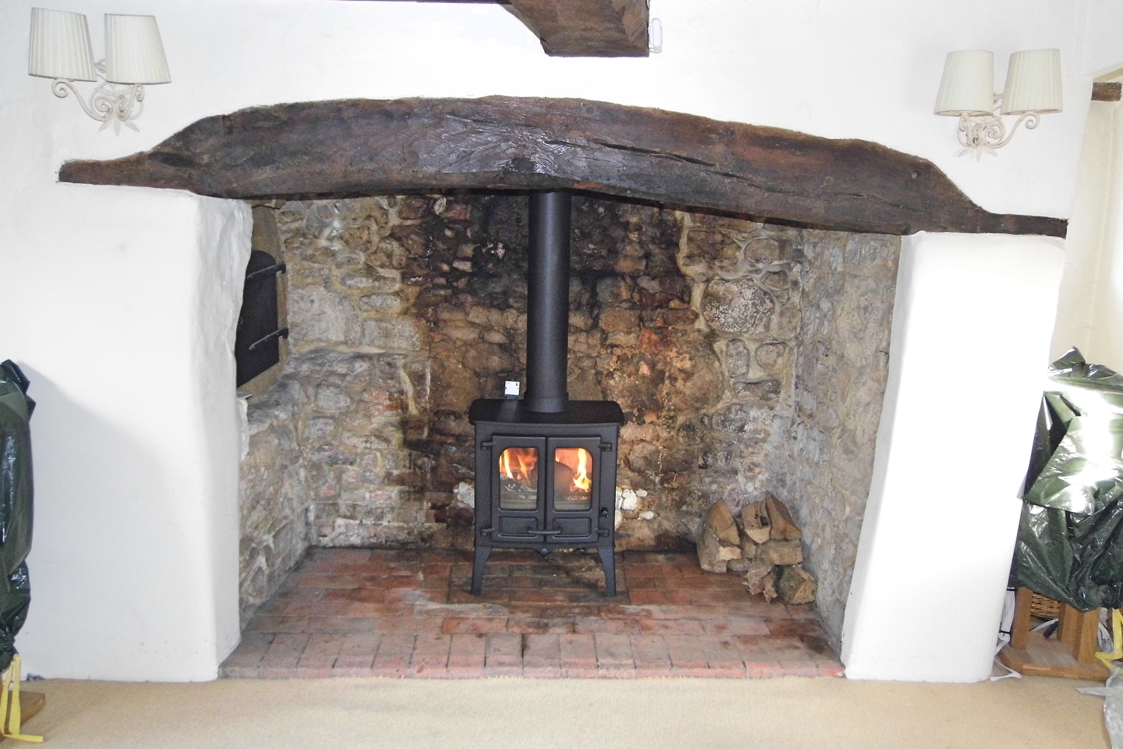 Fireplace Flue Open Elegant Long Crendon Reinstating An Inglenook