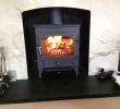 Fireplace Flue Open Fresh Clearview Vision 500 In Welsh Slate Blue Set In A Marble