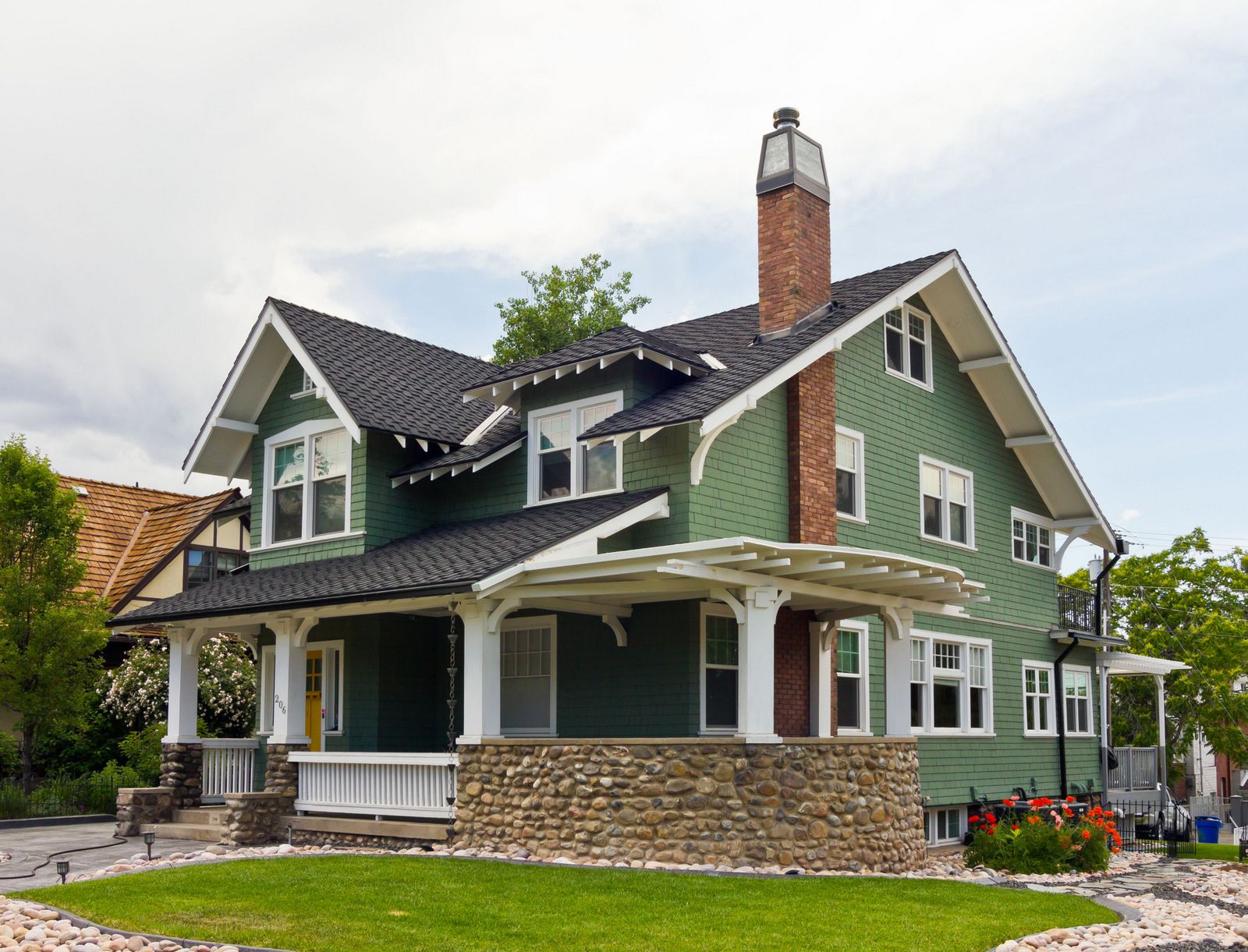Renovated Green Bungalow House in 2019 640df05fae59ce ff60c b
