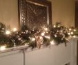 Fireplace Garland Lovely Fireplace Christmas Garland with Lights