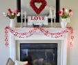 Fireplace Garland New the Heart Strands for the Home