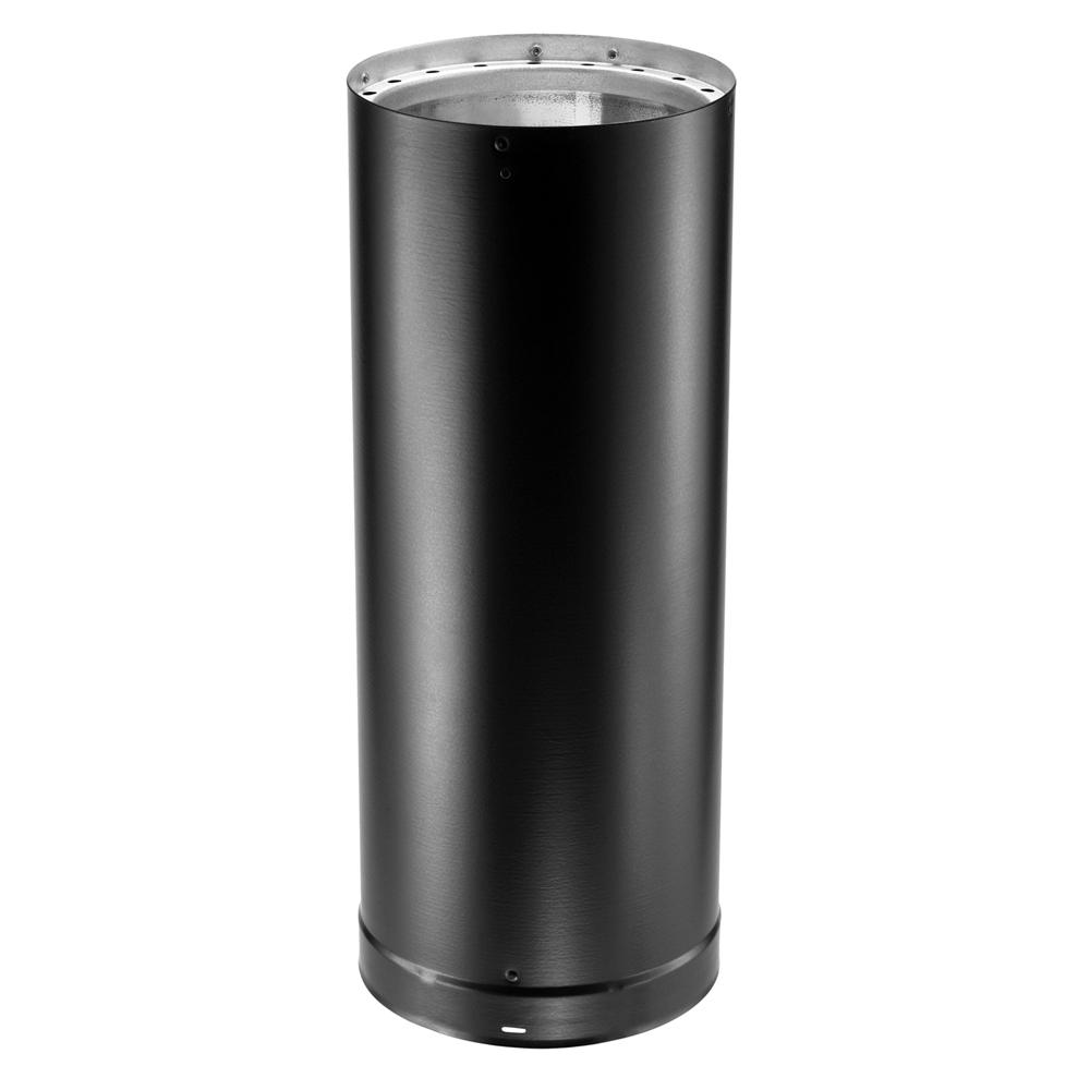 DuraVent DVL 6 in x 48 in Double Wall Chimney Stove Pipe in Black duravent flue chimney pipes 6dvl 48 64 1000