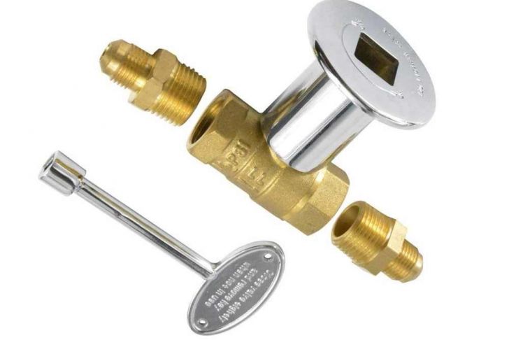 Fireplace Gas Shut Off Valve Beautiful 1 2inch Straight Quarter Turn Shut F Valve Kit for Ng Lp Gas Fire Pits with Chrome Flange Key Valve with 3 8&quot;flare Adapters