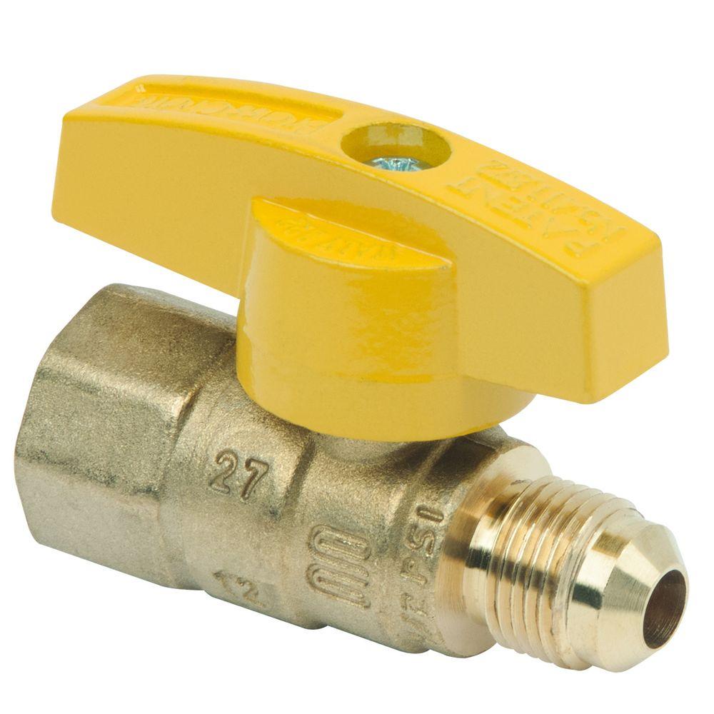 Fireplace Gas Shut Off Valve Fresh Brasscraft 3 8 In O D Flare X 1 2 In Fip Gas Ball Valve